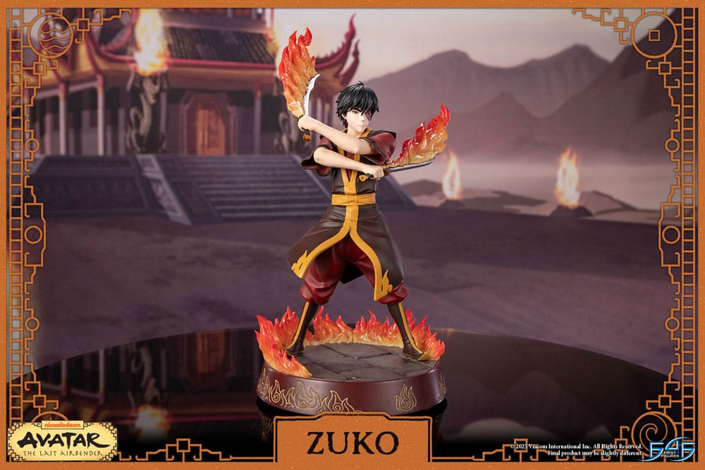 Avatar The Last Airbender Statue Zuko First 4 Figures