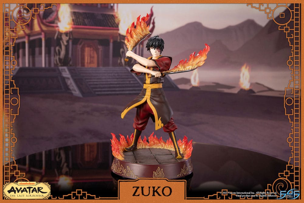 Avatar The Last Airbender Statue Zuko First 4 Figures