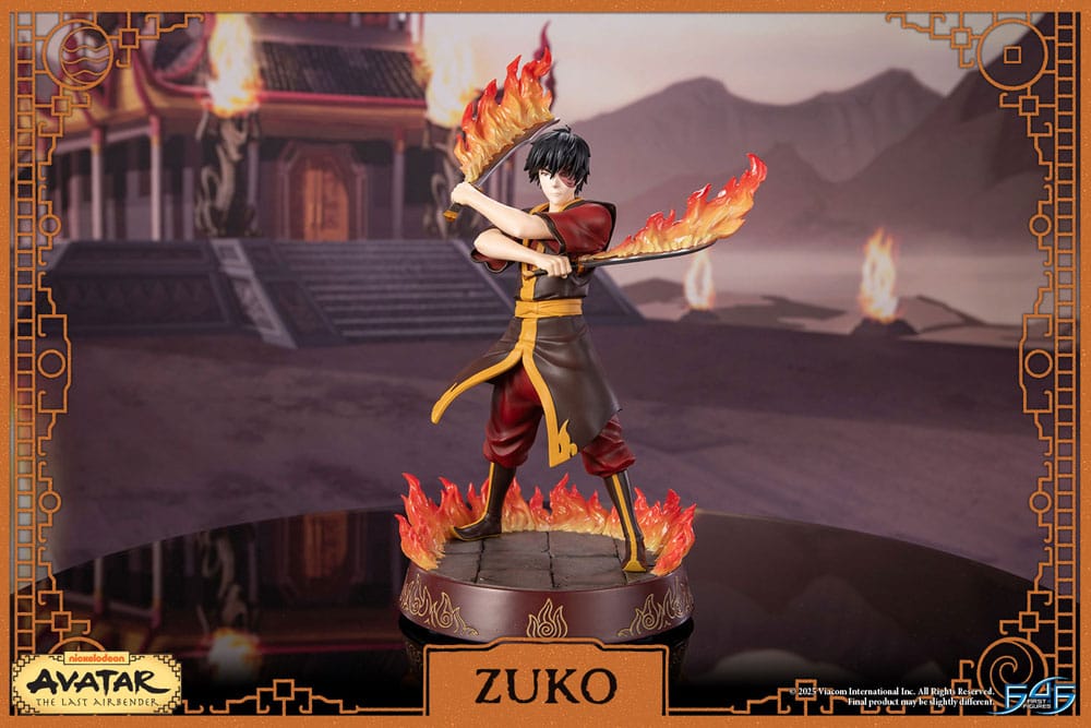 Avatar The Last Airbender Statue Zuko First 4 Figures