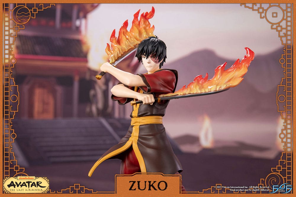 Avatar The Last Airbender Statue Zuko First 4 Figures