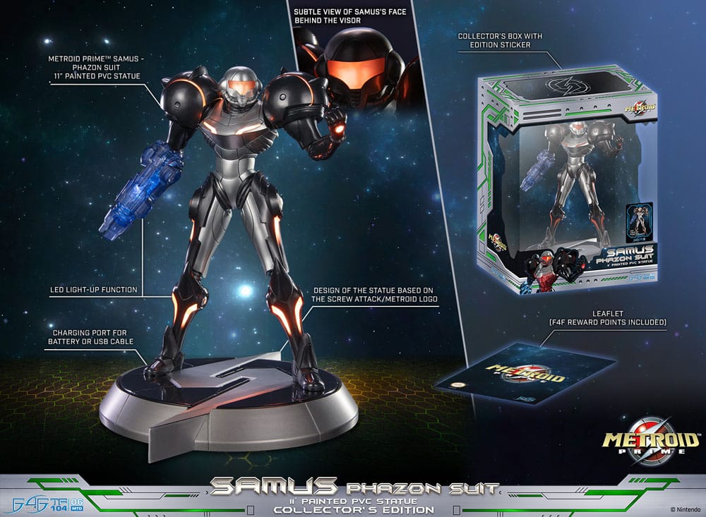 Metroid Prime Samus Phazon Suit Collector´s Edition First 4 Figures