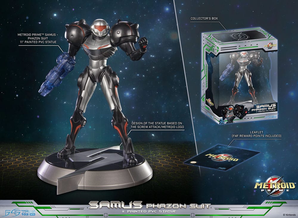 Metroid Prime Samus Phazon Suit Standard Edition First 4 Figures