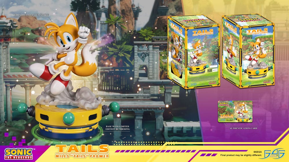Sonic the Hedgehog Statue Tails First 4 Figures