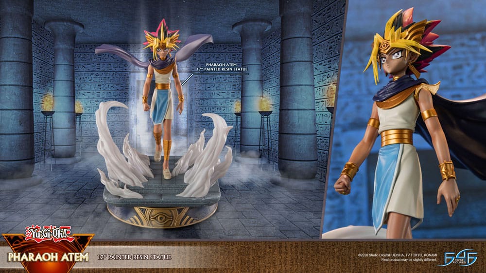 Yu Gi Oh! Statue Pharaoh Atem First 4 Figures
