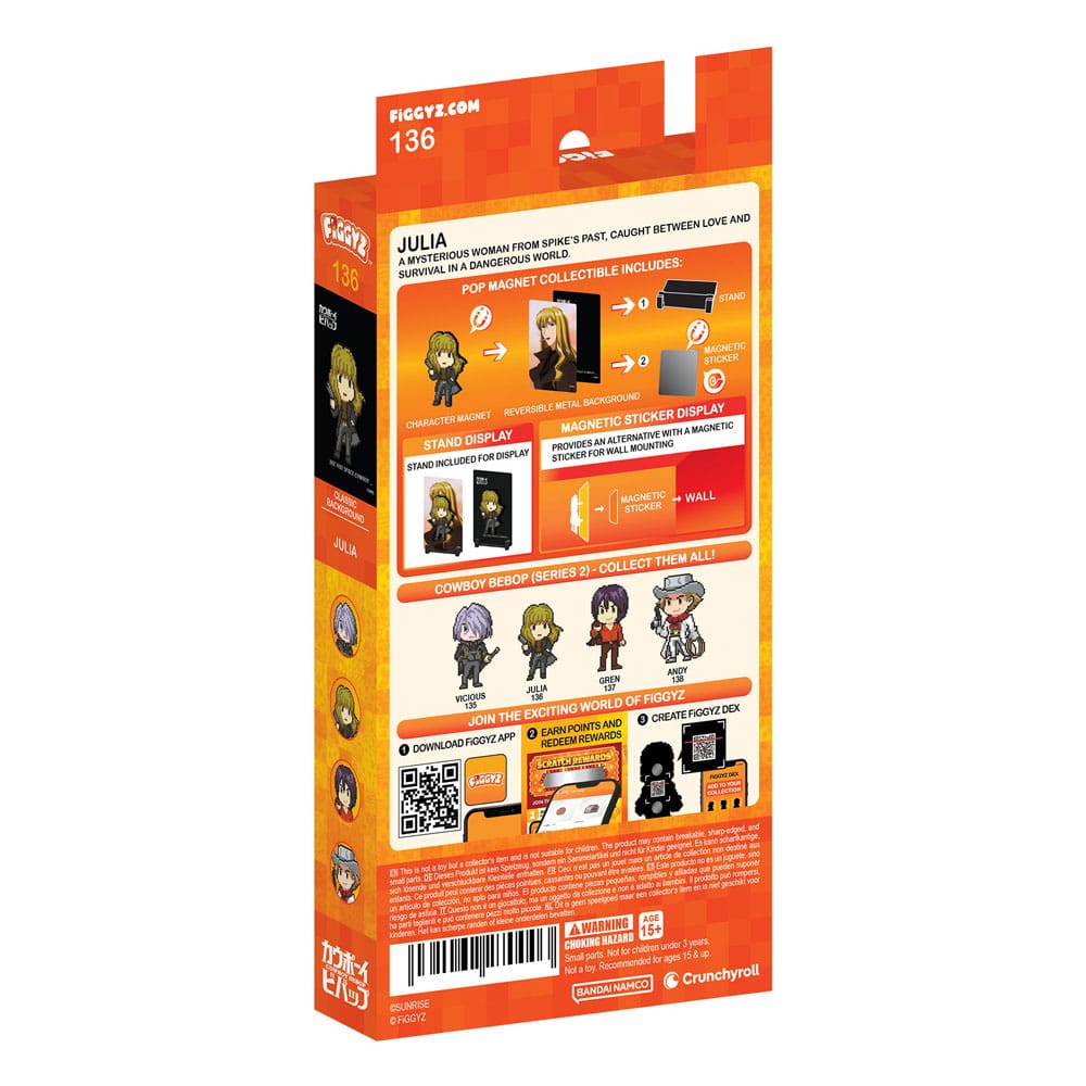 Cowboy Bebop FiGGYZ Magnet Collectible Julia FiGGYZ