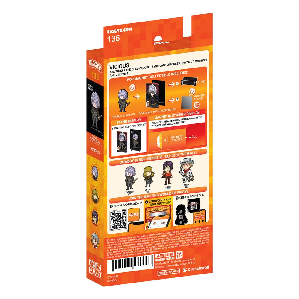 Cowboy Bebop FiGGYZ Magnet Collectible Vicious FiGGYZ