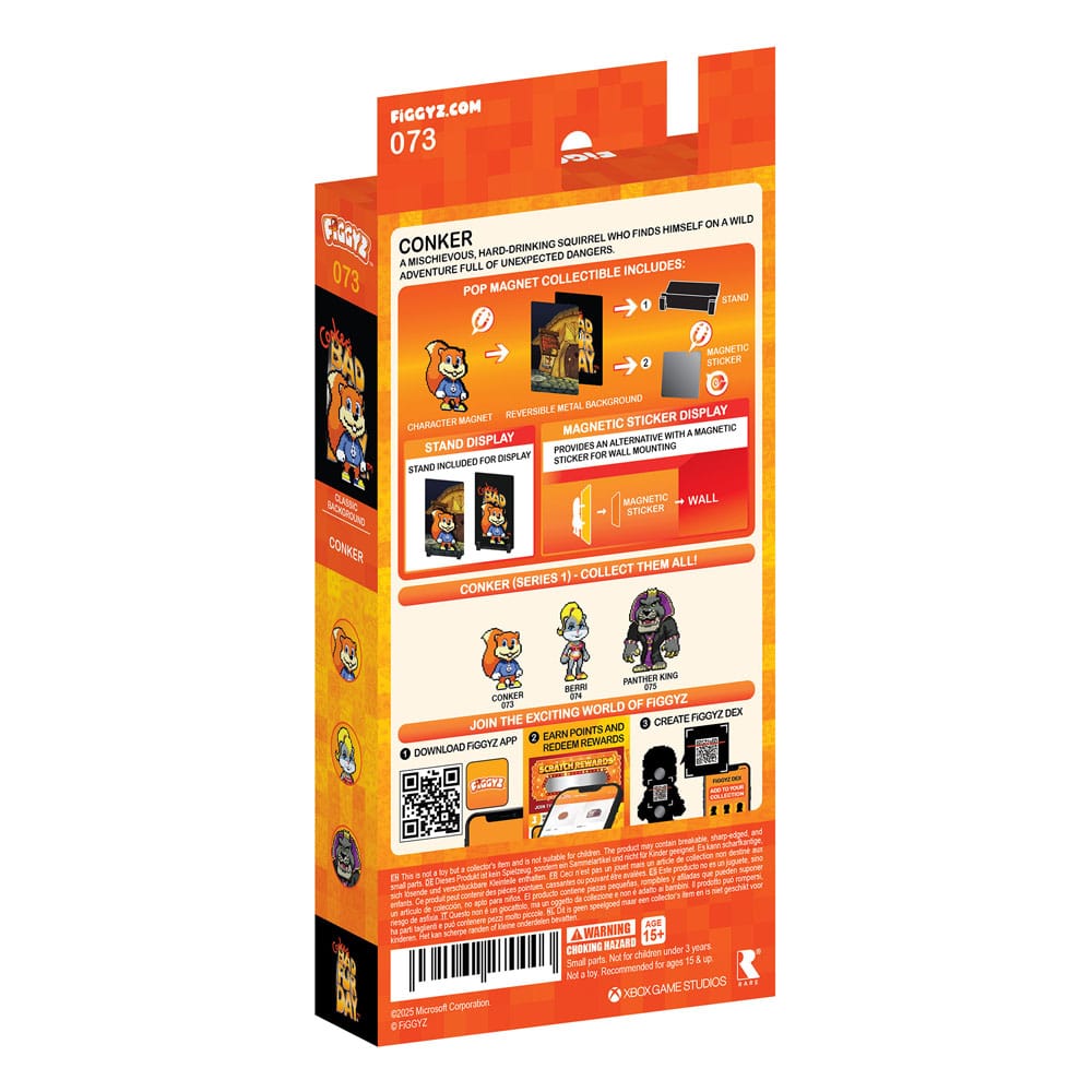 Conker's Bad Fur Day FiGGYZ Magnet Collectible Conker FiGGYZ