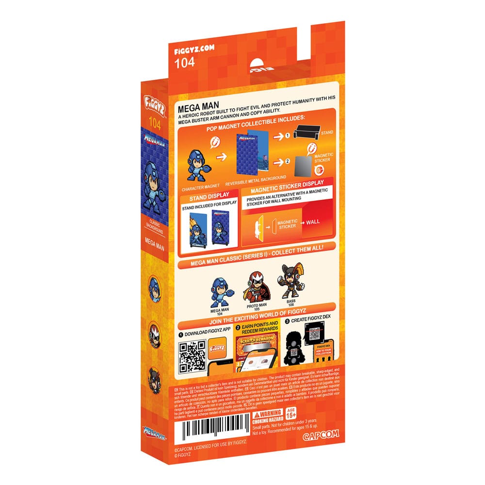 Mega Man FiGGYZ Magnet Collectible Mega Man FiGGYZ