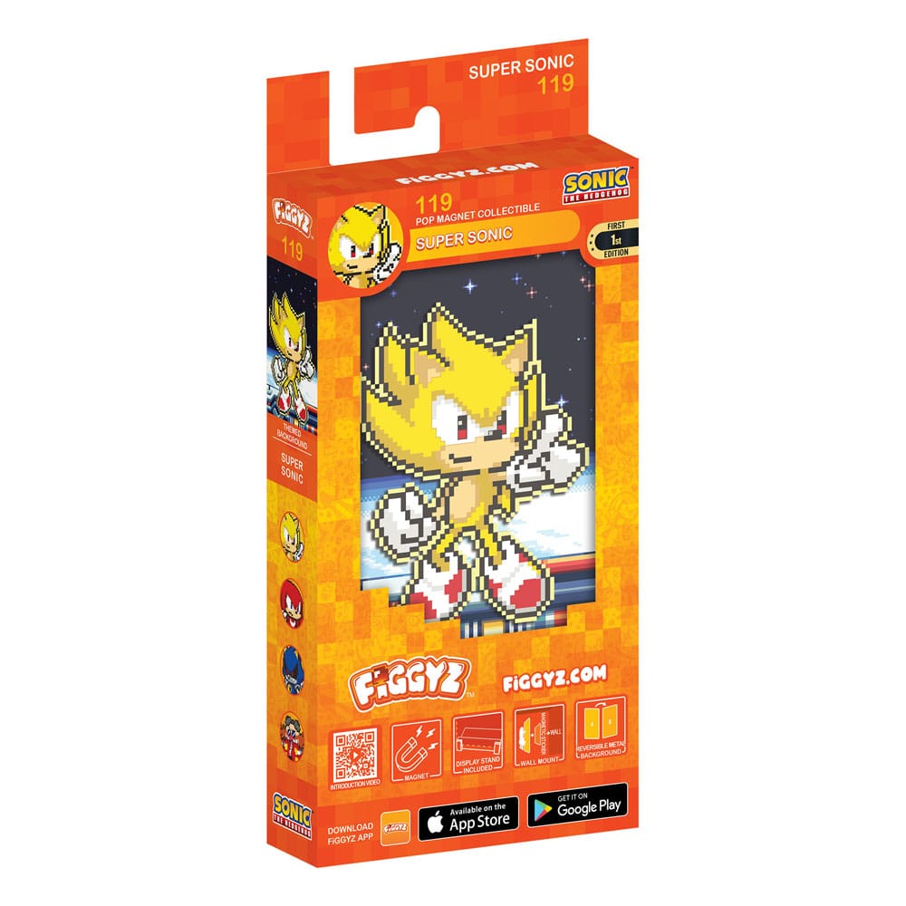 Sonic the Hedgehog Modern FiGGYZ Magnet Collectible Super Sonic FiGGYZ