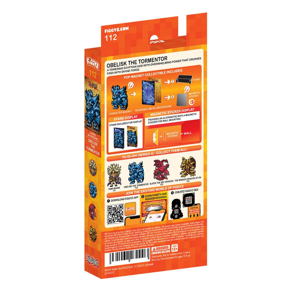 Yu Gi Oh! FiGGYZ Magnet Collectible Obelisk the Tormentor FiGGYZ