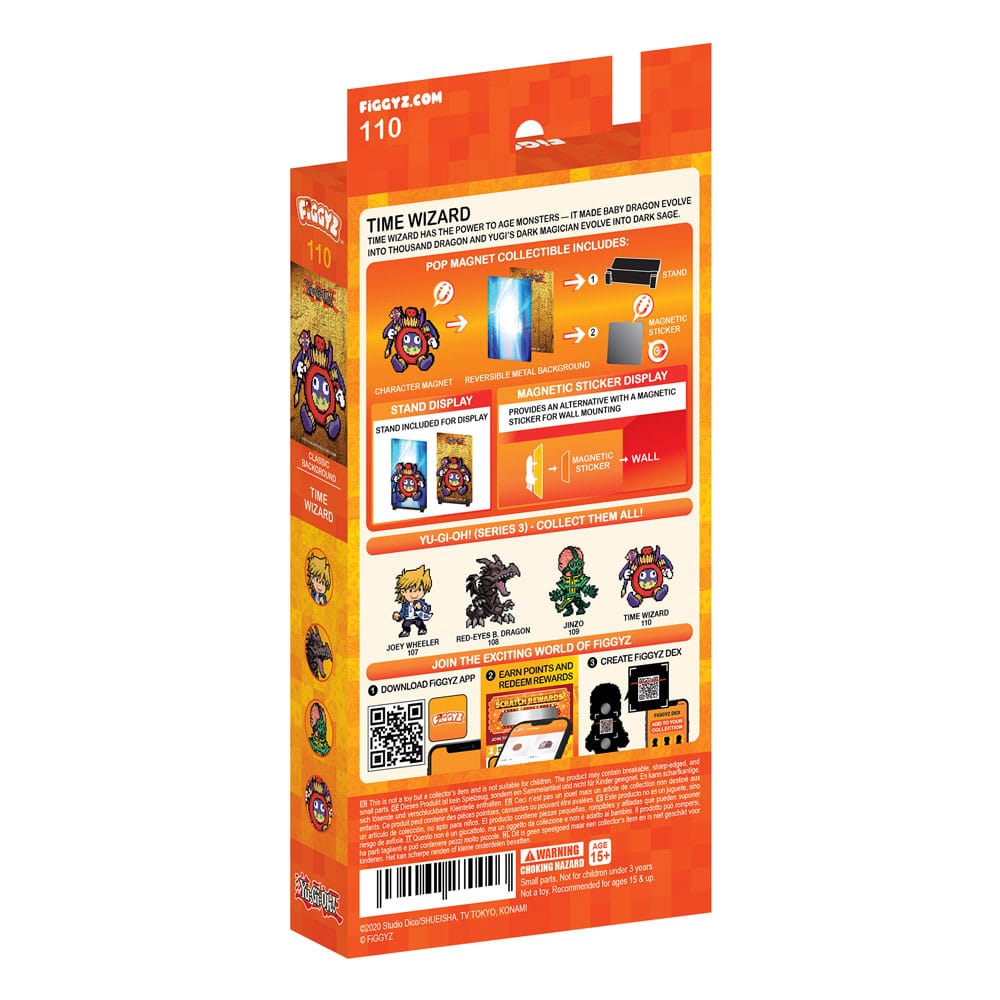 Yu Gi Oh! FiGGYZ Magnet Collectible Time Wizard FiGGYZ