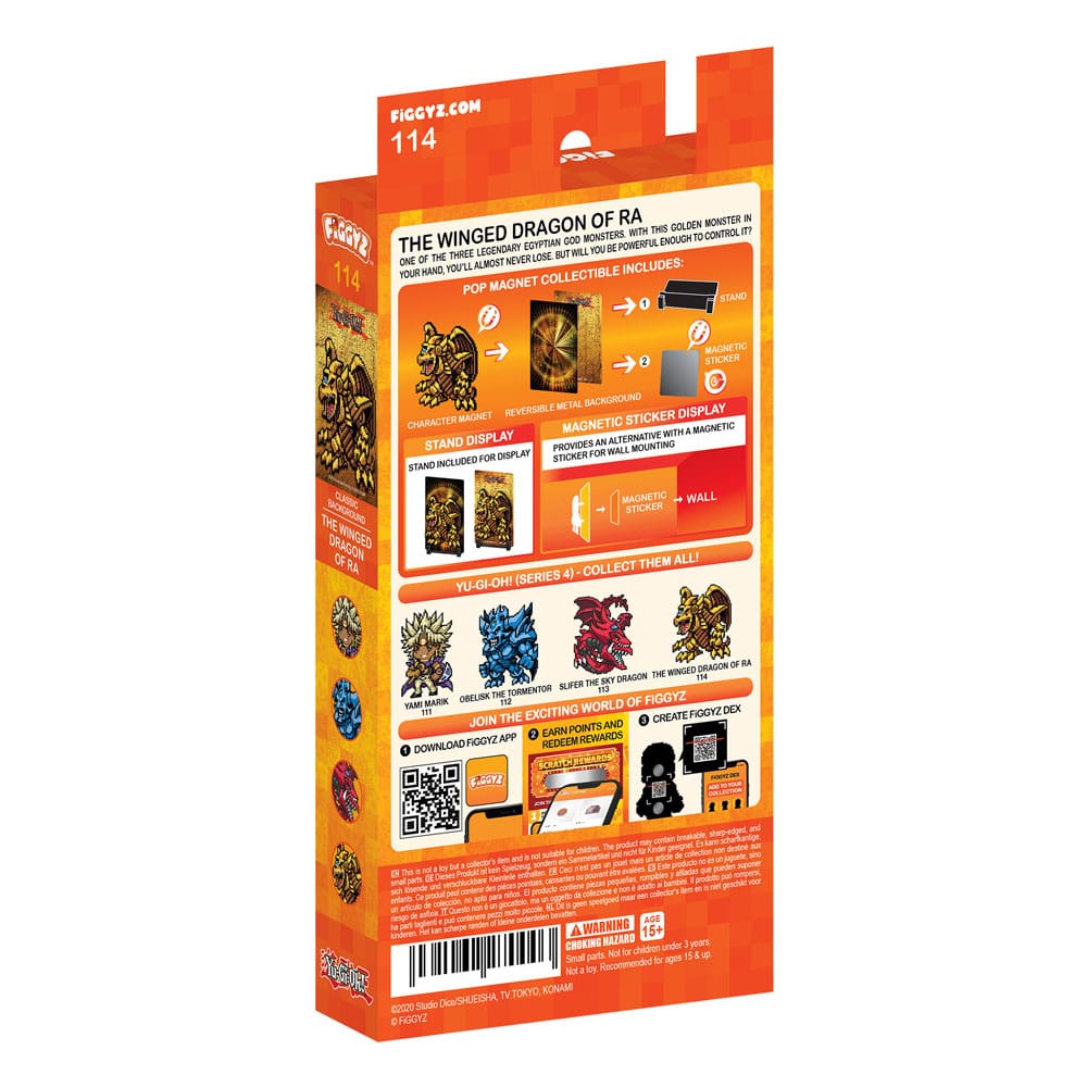 Yu Gi Oh! FiGGYZ Magnet Collectible The Winged Dragon of Ra FiGGYZ