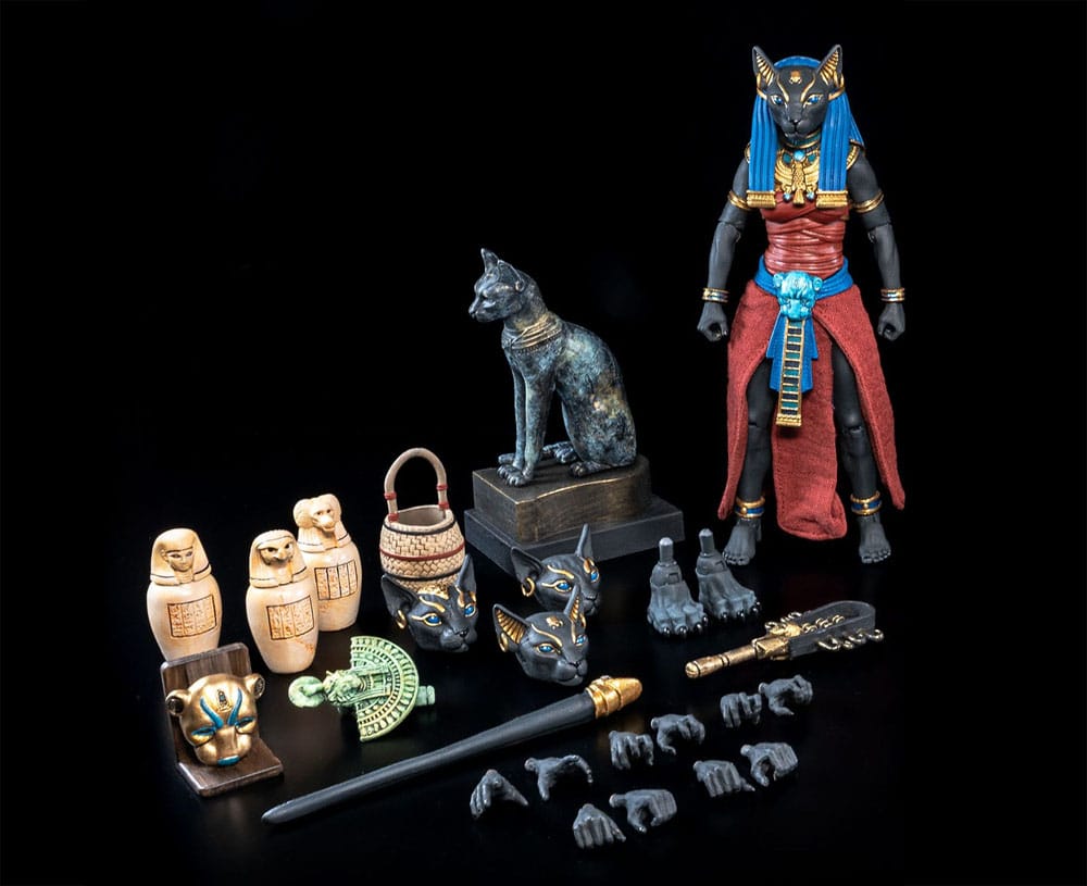 Figura Obscura Actionfigur Bastet Black & Red Four Horsemen Toy Design