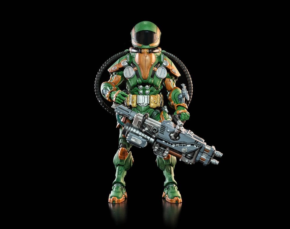 Cosmic Legions Actionfigur T.U.5.C.C. Heavy Gunner Four Horsemen Toy Design