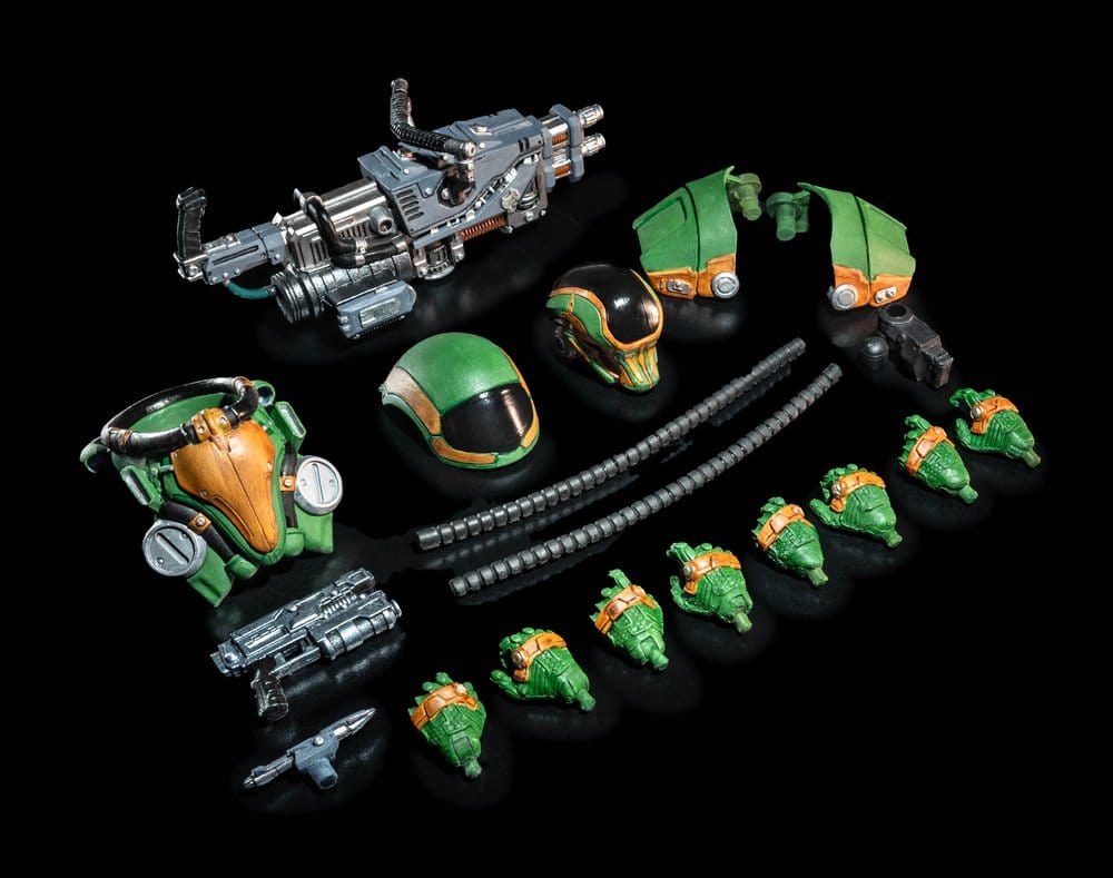 Cosmic Legions Actionfigur T.U.5.C.C. Heavy Gunner Four Horsemen Toy Design