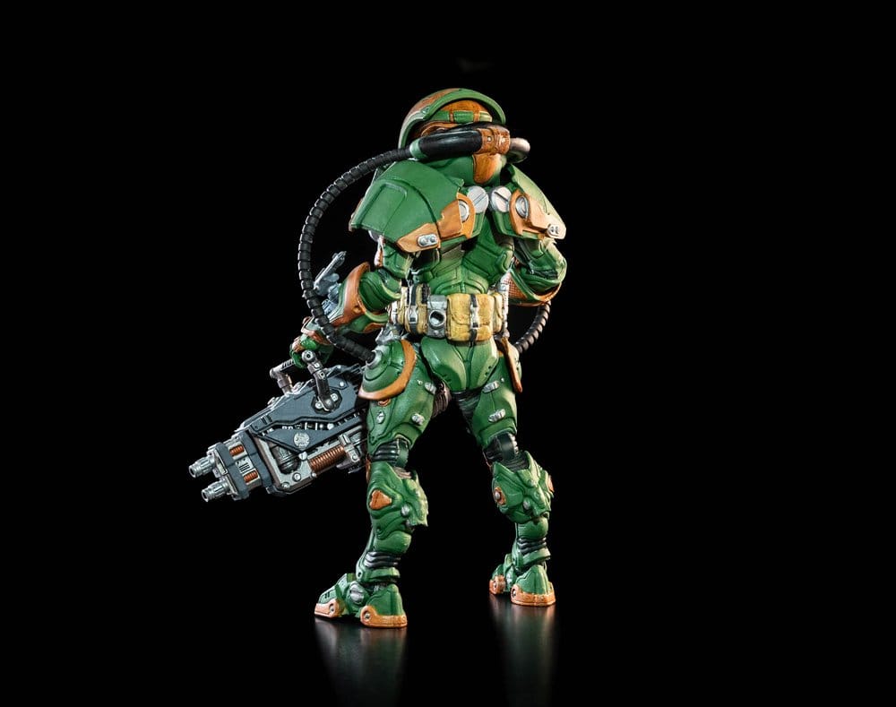 Cosmic Legions Actionfigur T.U.5.C.C. Heavy Gunner Four Horsemen Toy Design