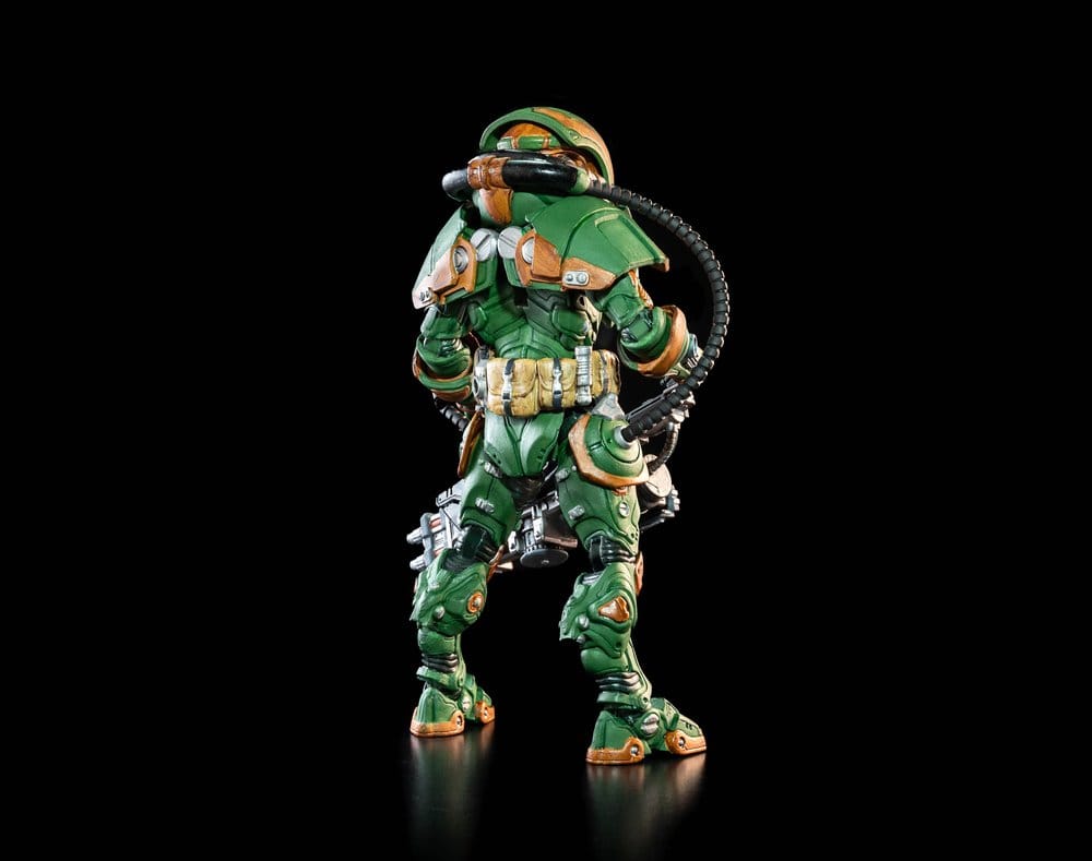Cosmic Legions Actionfigur T.U.5.C.C. Heavy Gunner Four Horsemen Toy Design