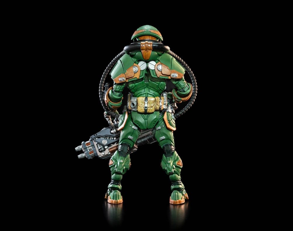Cosmic Legions Actionfigur T.U.5.C.C. Heavy Gunner Four Horsemen Toy Design