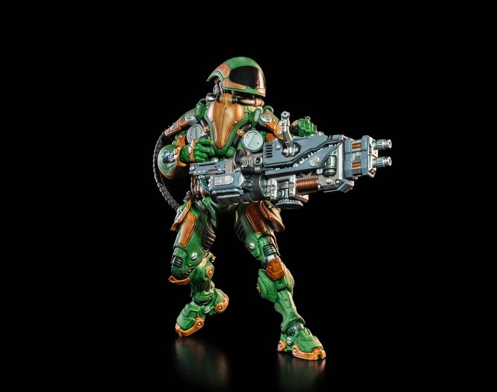 Cosmic Legions Actionfigur T.U.5.C.C. Heavy Gunner Four Horsemen Toy Design