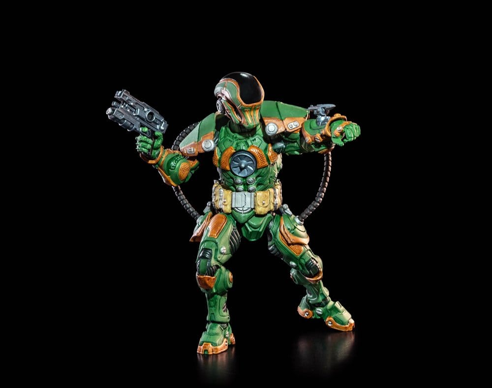 Cosmic Legions Actionfigur T.U.5.C.C. Heavy Gunner Four Horsemen Toy Design