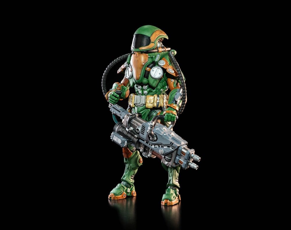Cosmic Legions Actionfigur T.U.5.C.C. Heavy Gunner Four Horsemen Toy Design