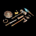 Mythic Legions Rising Sons Action Figure Accessorys Dwarf Weapons Four Horsemen Toy Design