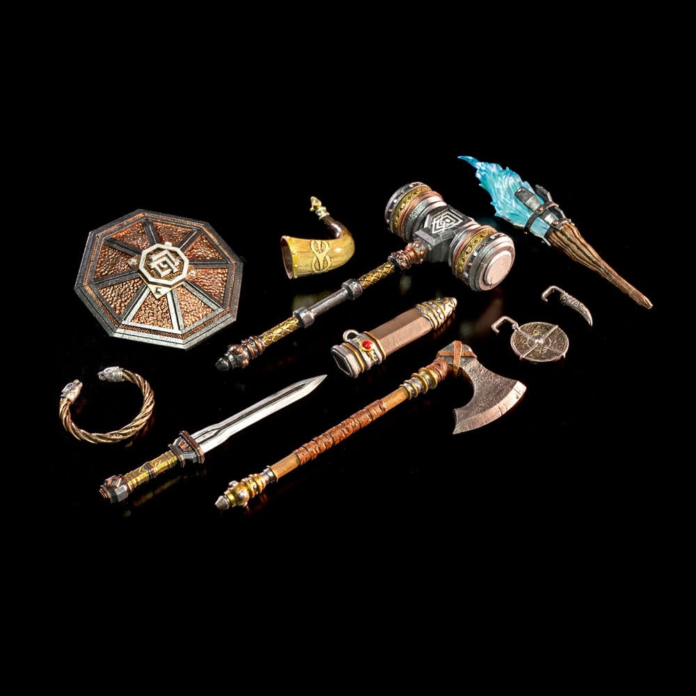 Mythic Legions Rising Sons Action Figure Accessorys Dwarf Weapons Four Horsemen Toy Design