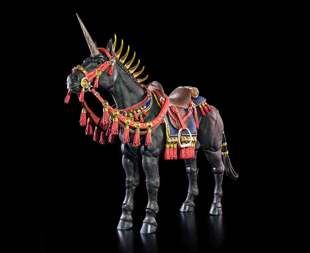 Mythic Legions Rising Sons Actionfigur Uumbra Unicorn Steed Four Horsemen Toy Design