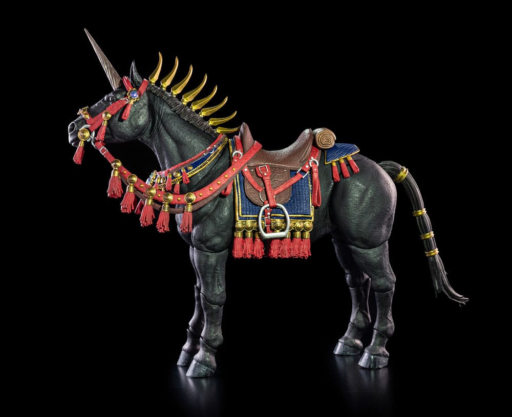 Mythic Legions Rising Sons Actionfigur Uumbra Unicorn Steed Four Horsemen Toy Design