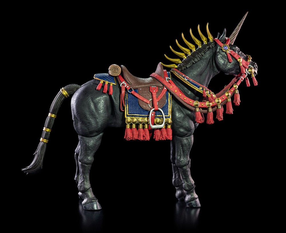 Mythic Legions Rising Sons Actionfigur Uumbra Unicorn Steed Four Horsemen Toy Design