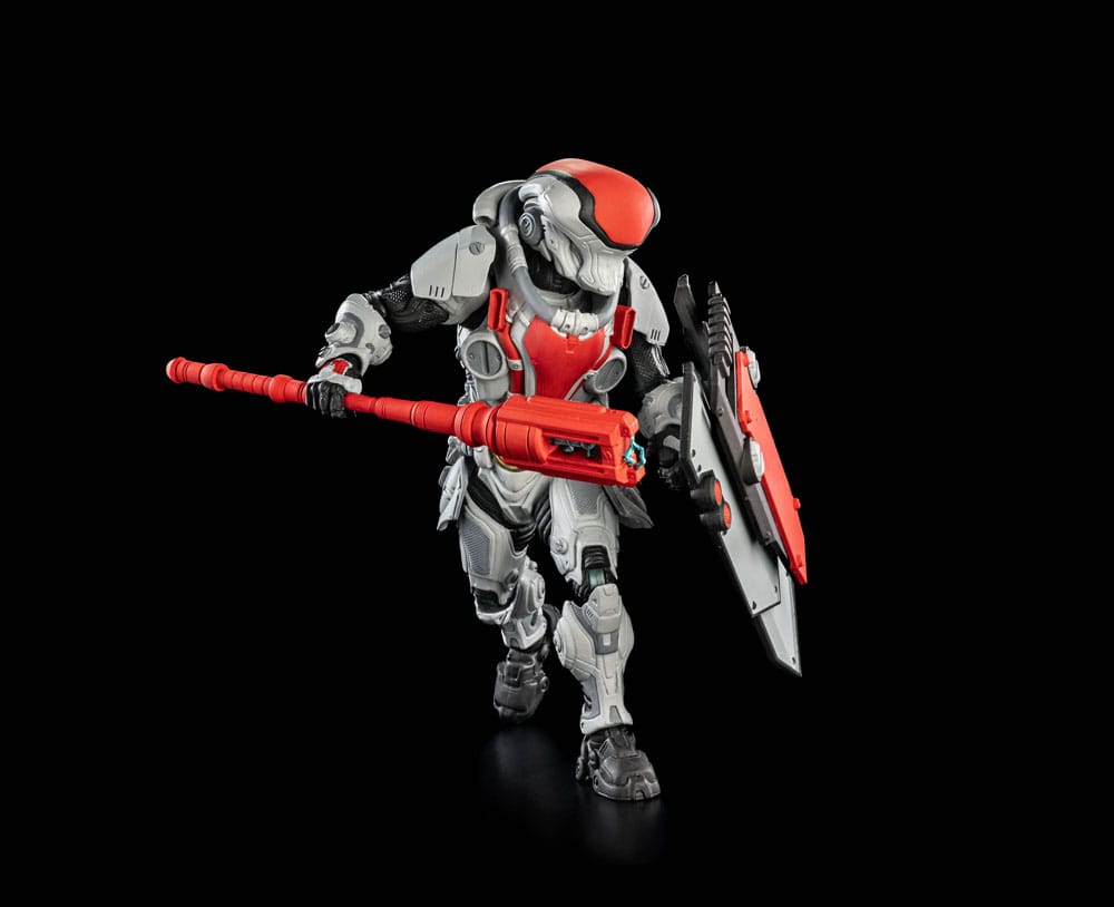 Cosmic Legions Outpost Zaxxius Actionfigur T.U.5.C.C. Phantom Trooper Four Horsemen Toy Design
