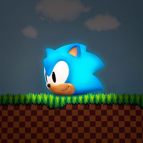Sonic the Hedgehog Mood Light Sonic Head Fizz Creations