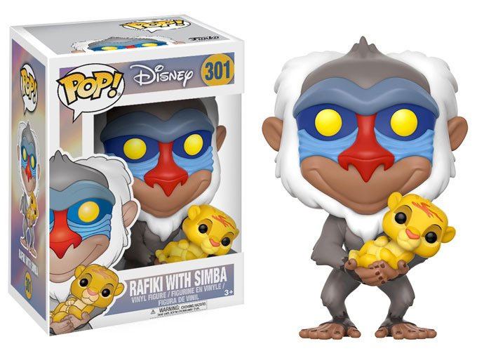 The Lion King POP! Disney Vinyl Figure Rafiki & Simba Funko