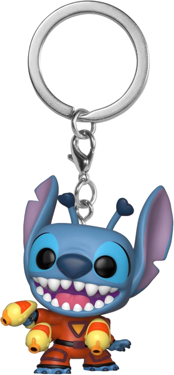Lilo & Stitch POP! Vinyl Keychains Stitch w/ Blaster Display 12 Funko