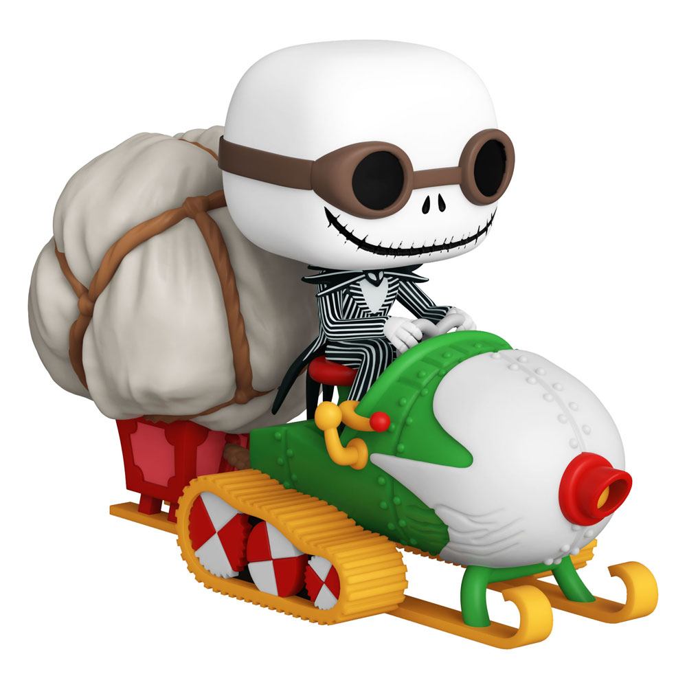 Nightmare before Christmas POP! Rides Vinyl Figure Jack w/Goggles & Snowmobile Funko
