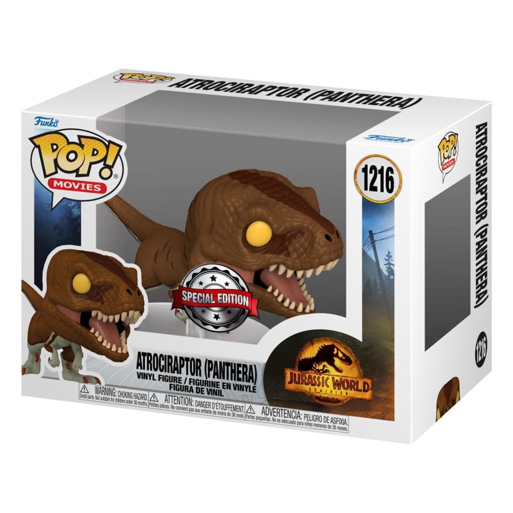 Jurassic Park POP! Movies Vinyl Figure Atrociraptor Panthera Exclusive Funko