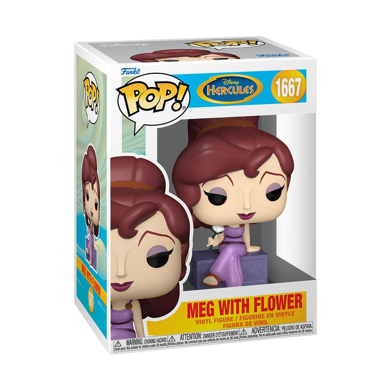 Hercules 25th Anniversary POP! Movies Vinyl Figure Meg with Flower Funko