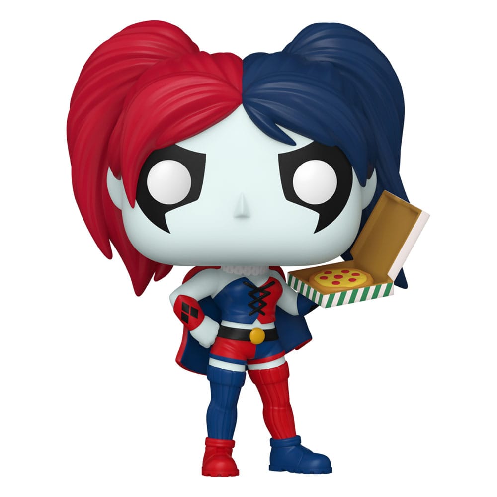 DC Comics Harley Quinn Takeover POP! Heroes Vinyl Figure Harley with Pizza Funko