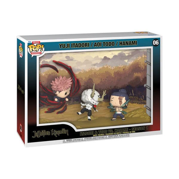 Jujutsu Kaisen POP Moments Vinyl Figures Itadori & Todo vs Hanami Funko
