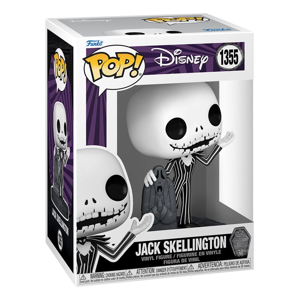 Nightmare before Christmas 30th POP! Disney Vinyl Figure Jack w/Gravestone Funko