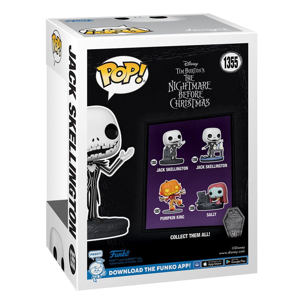 Nightmare before Christmas 30th POP! Disney Vinyl Figure Jack w/Gravestone Funko