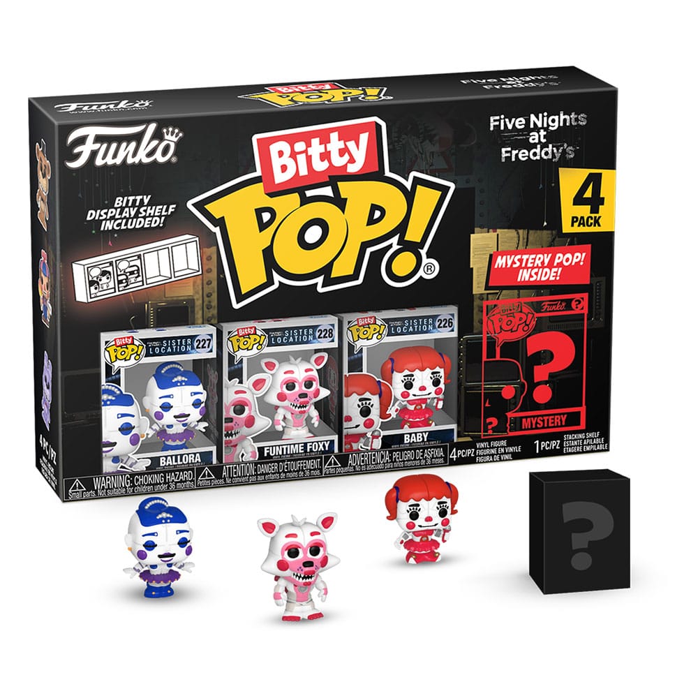 Five Nights at Freddy's Bitty POP! Vinyl Figure 4 Pack Ballora 2 Funko