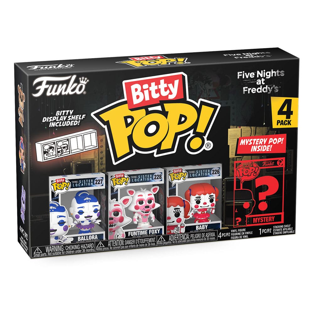 Five Nights at Freddy's Bitty POP! Vinyl Figure 4 Pack Ballora 2 Funko