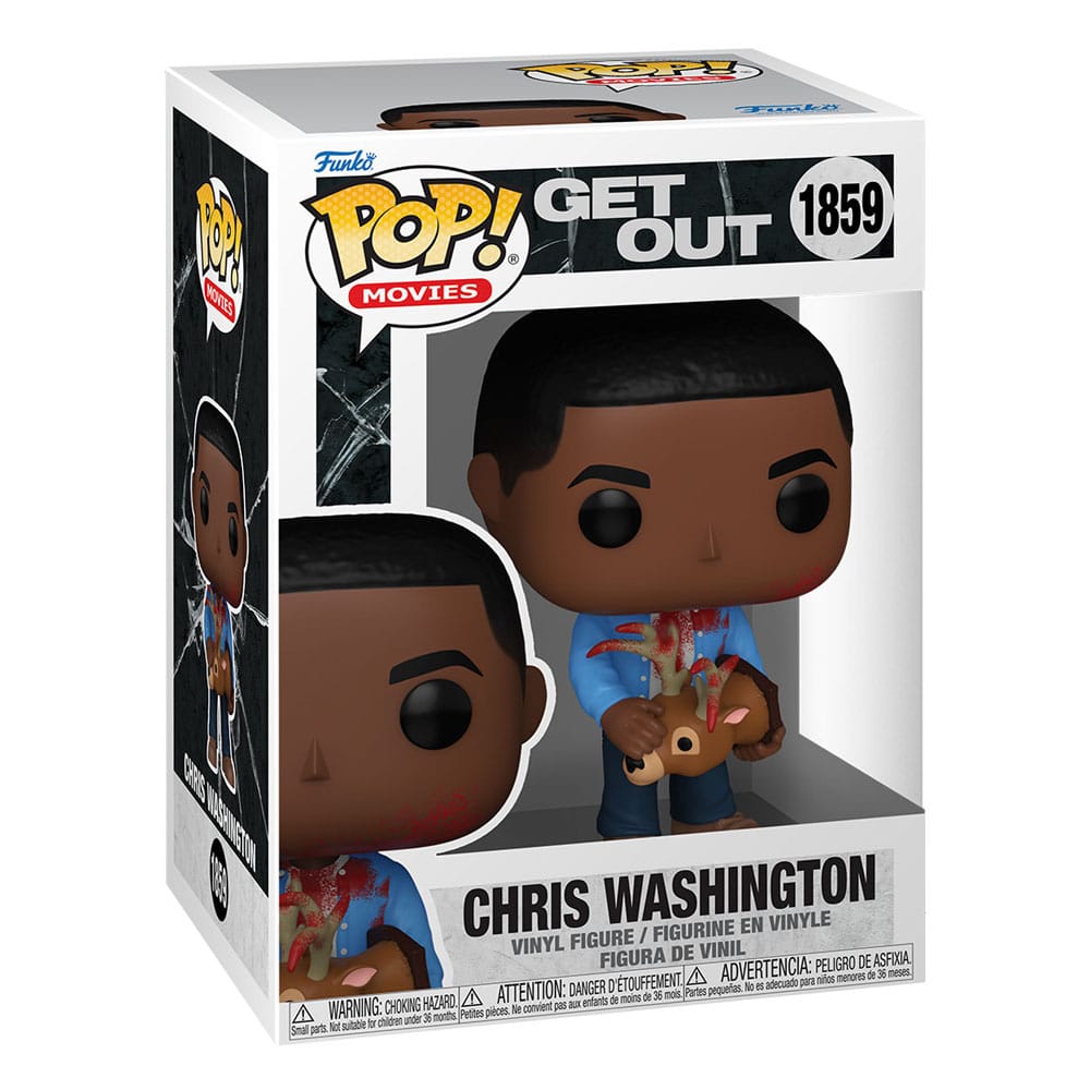 Jordan Peele POP! Movies Vinyl Figure Get Out Chris Washington w/Deer Funko