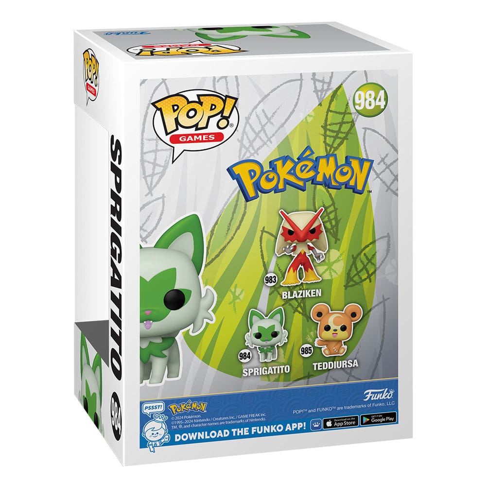 Pokémon POP! Games Vinyl Figure Sprigatito EMEA Funko