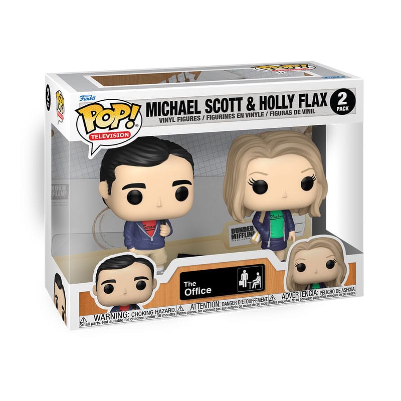 The Office POP! Television Vinyl Figures 2 Pack Michael & Holly Funko