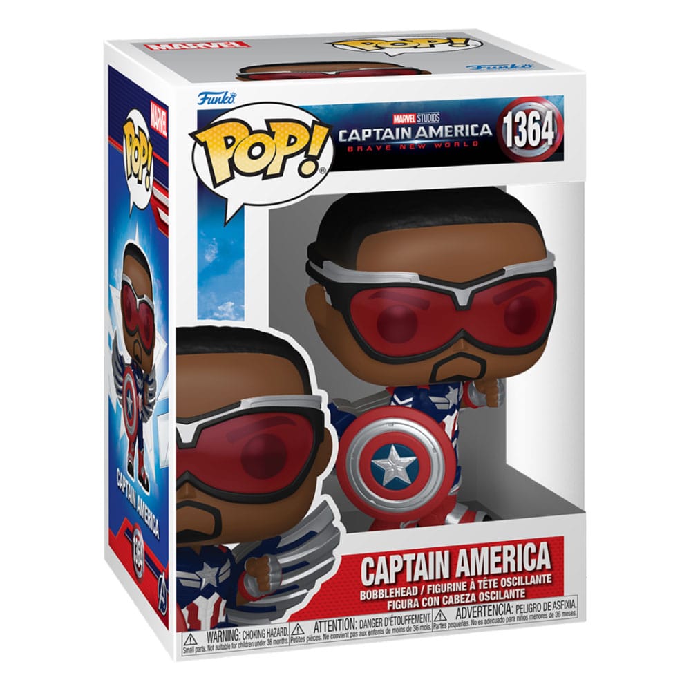 Captain America Brave New World POP! Movies Vinyl Figure Captain America Funko
