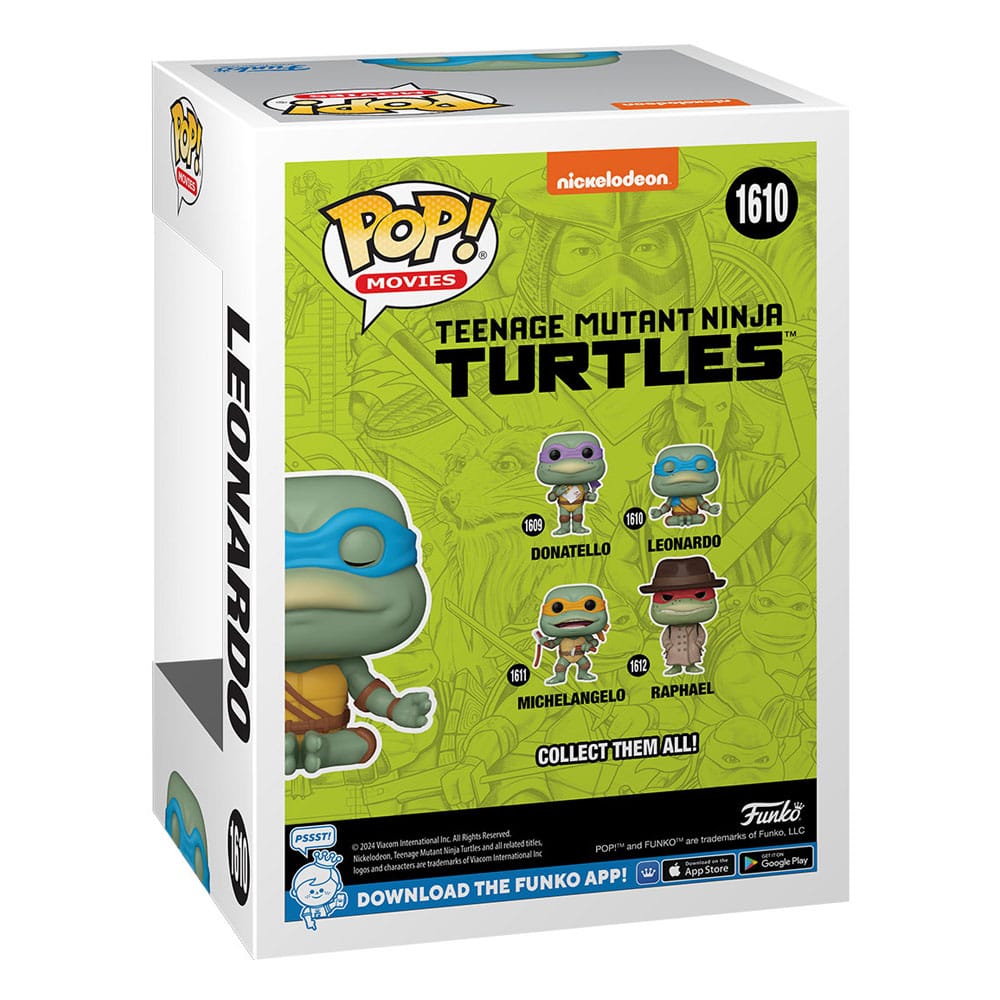 Teenage Mutant Ninja Turtles POP! Movies Vinyl Figure Leonardo Meditating Funko