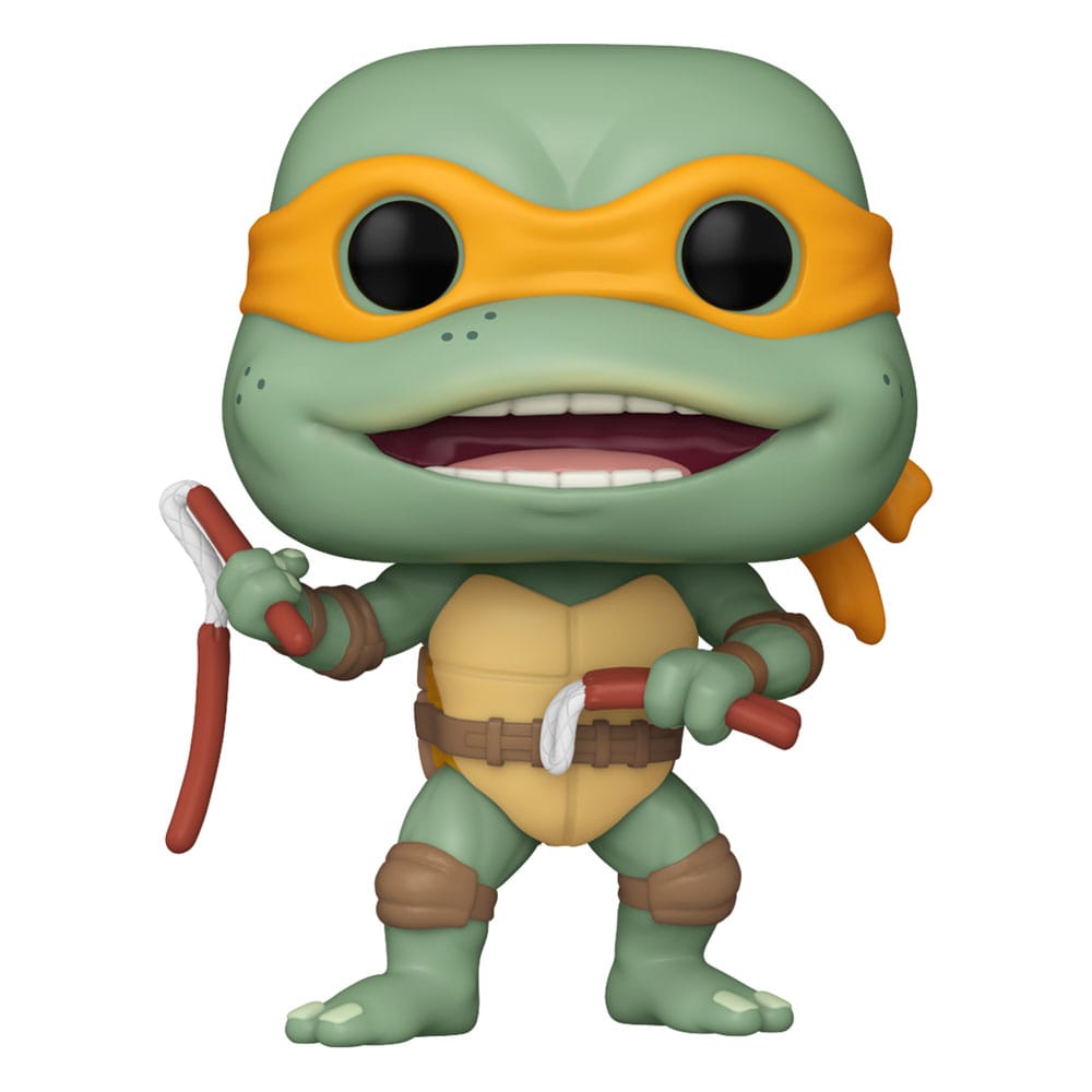 Teenage Mutant Ninja Turtles POP! Movies Vinyl Figure Michelangelo Sausage Link Nunchucks Funko