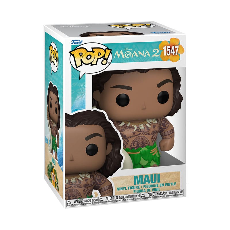 Moana 2 POP! & Buddy Vinyl Figure Maui with Fish Hook Funko